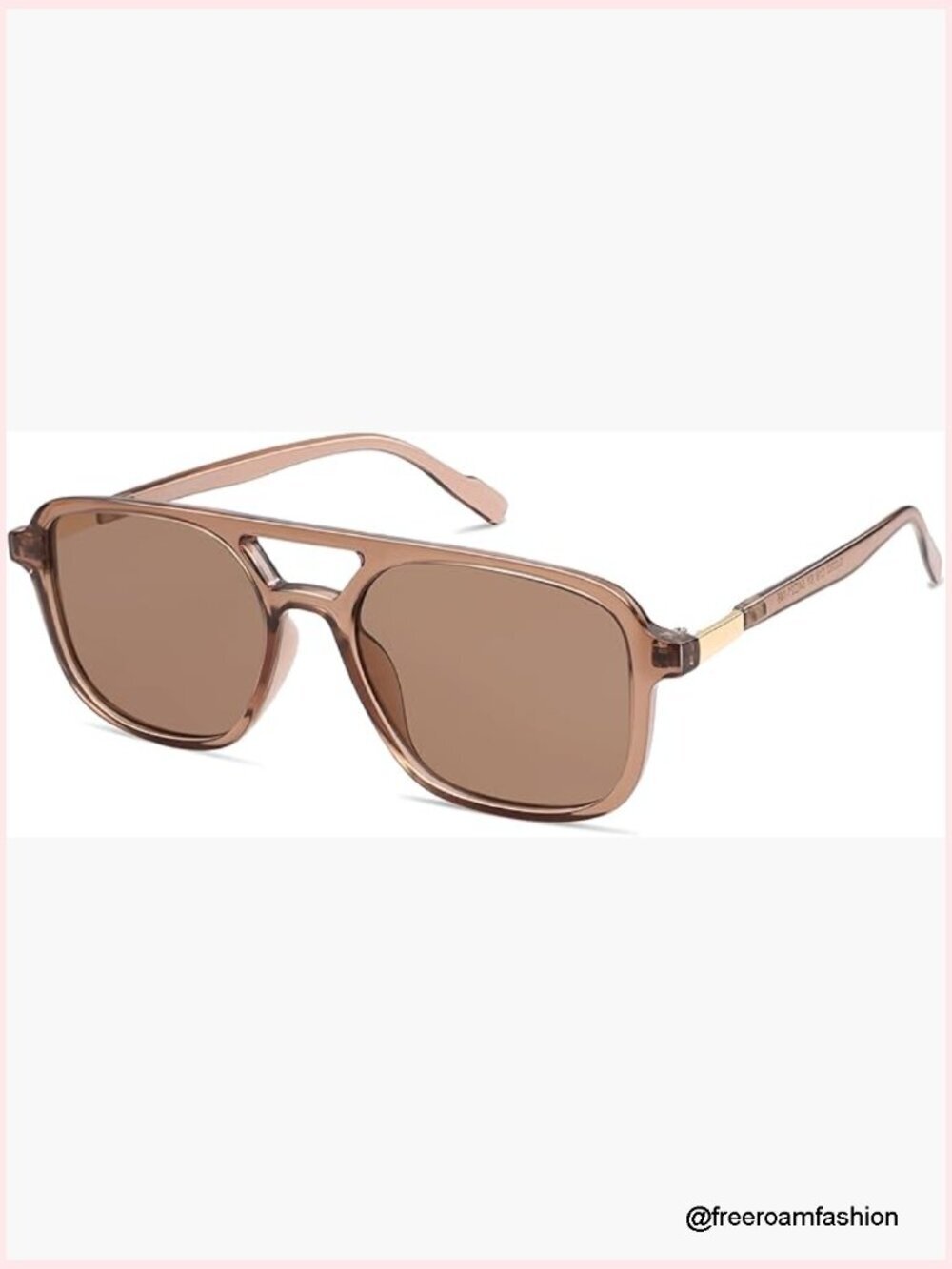 Retro Aviator Sunglasses Women Men Trendy Rectangular Shades UV400